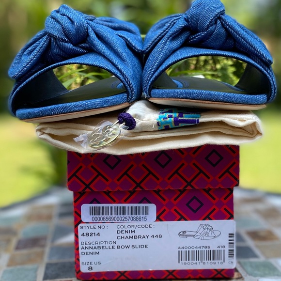 ✨ LAST PAIR ✨Tory Burch Annabelle Bow Slide Sandal - Picture 9 of 13